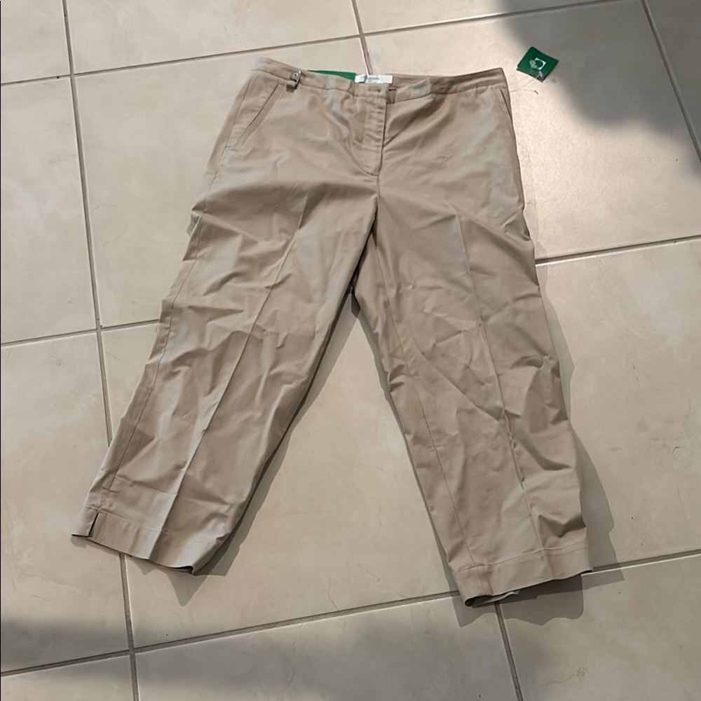 NWT Liz Claiborne jackie sz 6 capri golf pants 940